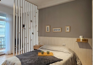 DEPARTAMENTO 1 AMB - RECICLADO A NUEVO - A LA CALLE CON BALCON TERRAZA 
